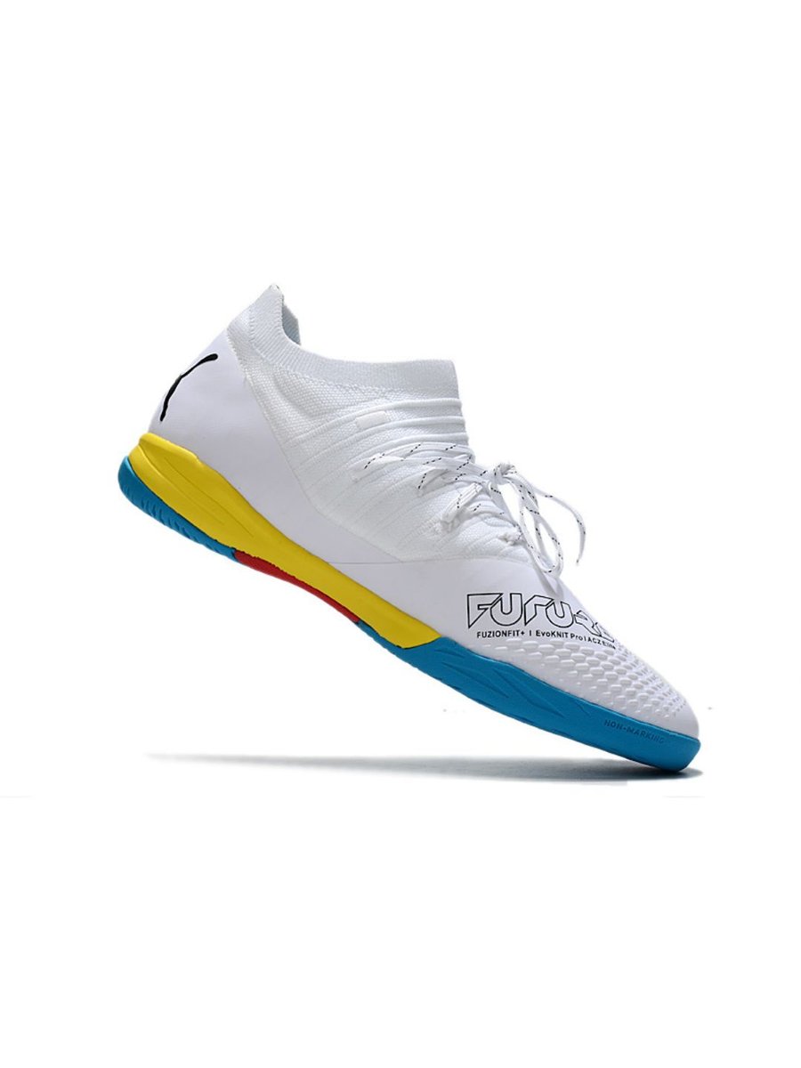 Футзалки Puma Future для зала, профессиональные, нескользящая подошва (DB) — фото 4